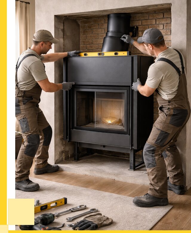 Установка каминных топок в Воткинске под ключ от 18648 р. | ЭриданВтк