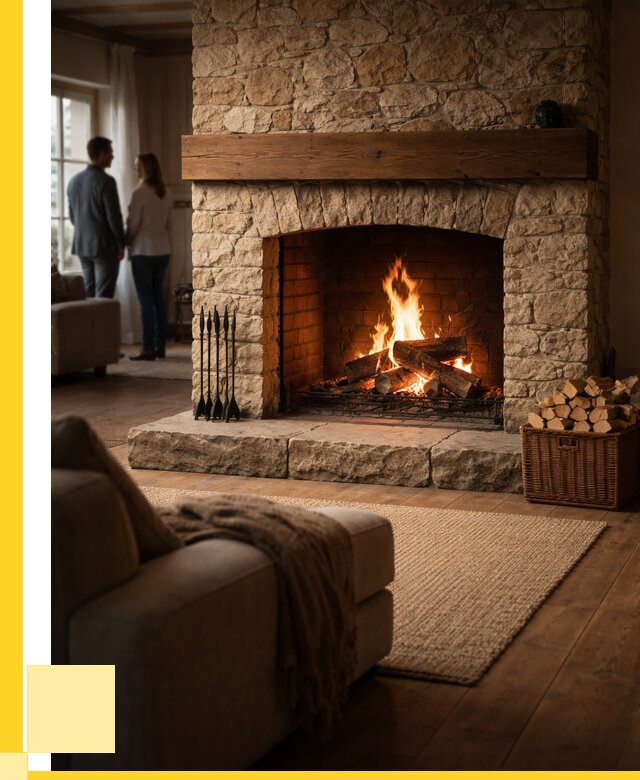 Открытые камины под ключ в Воткинске от 155400 р. ЭриданВтк