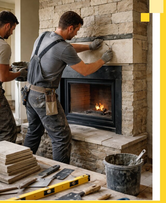 Проектирование и установка открытых каминов в Воткинске