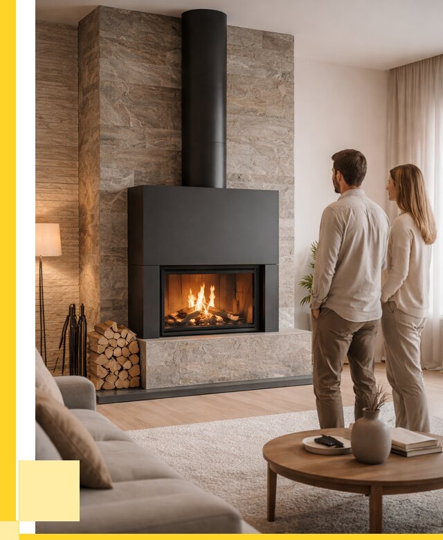 Закрытые камины под ключ в Воткинске от 124320 р., ЭриданВтк