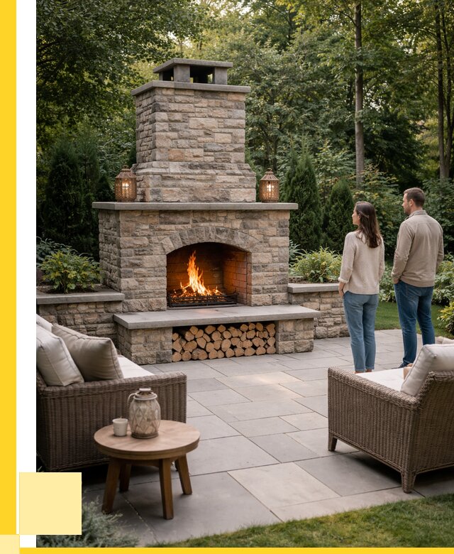 Уличные камины из кирпича в Воткинске от 155400 р. | ЭриданВтк