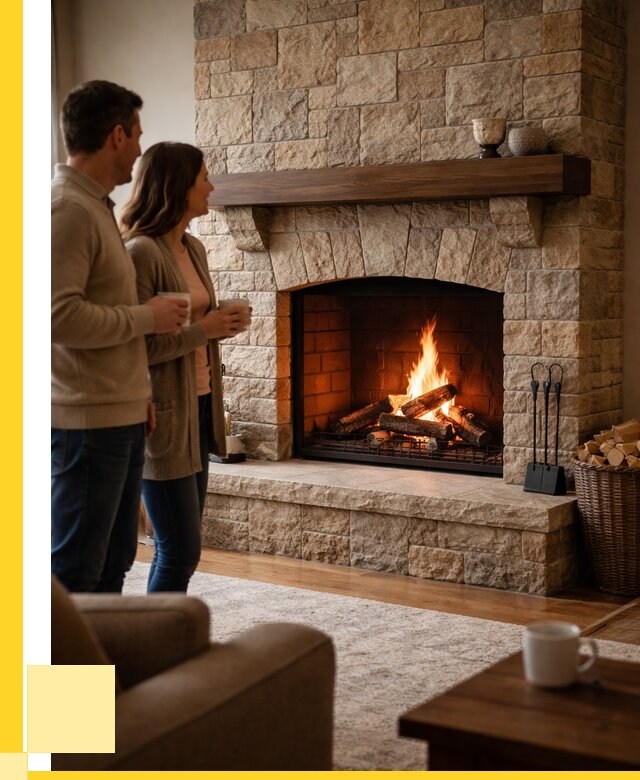 Каменные камины на заказ в Воткинске от 186480 р. | ЭриданВтк