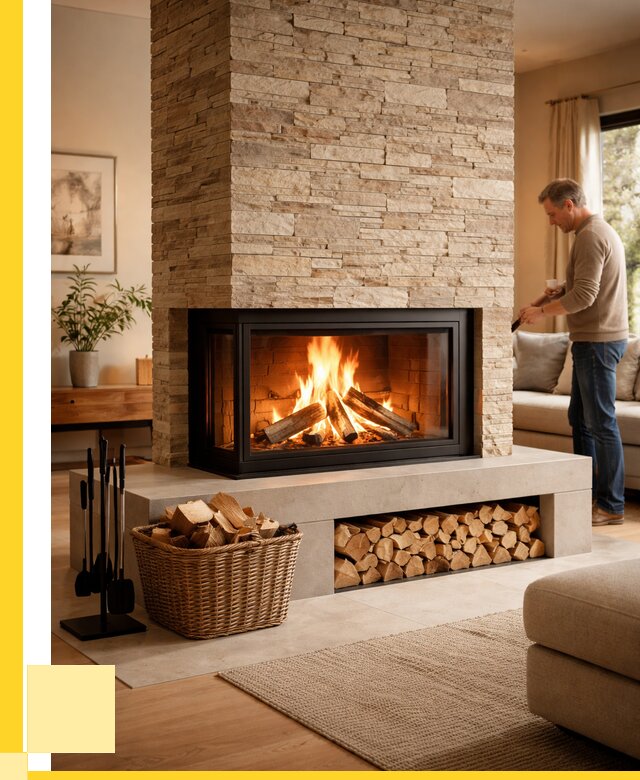 Дровяной камин под ключ в Воткинске от 207200 р. | ЭриданВтк