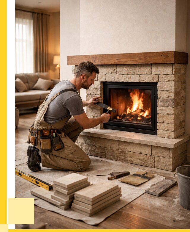 Строительство каминов в Воткинске от 155400 р., ЭриданВтк - под ключ