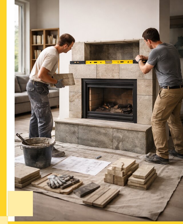 Монтаж каминов и установка в Воткинске от 46620 р. | ЭриданВтк