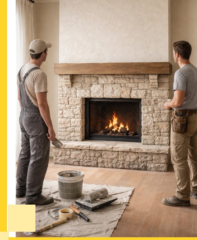 Отделка каминов в Воткинске от 6734 р. под ключ | ЭриданВтк