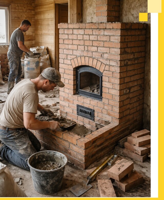 Профессиональное строительство печей в Воткинске под ключ