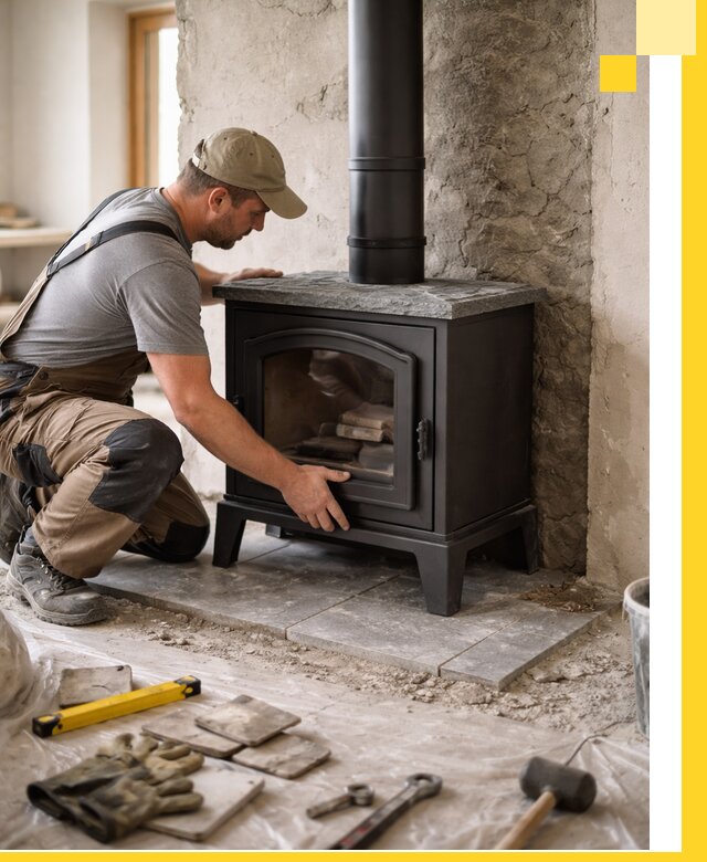 Профессиональный монтаж печей и каминов в Воткинске под ключ