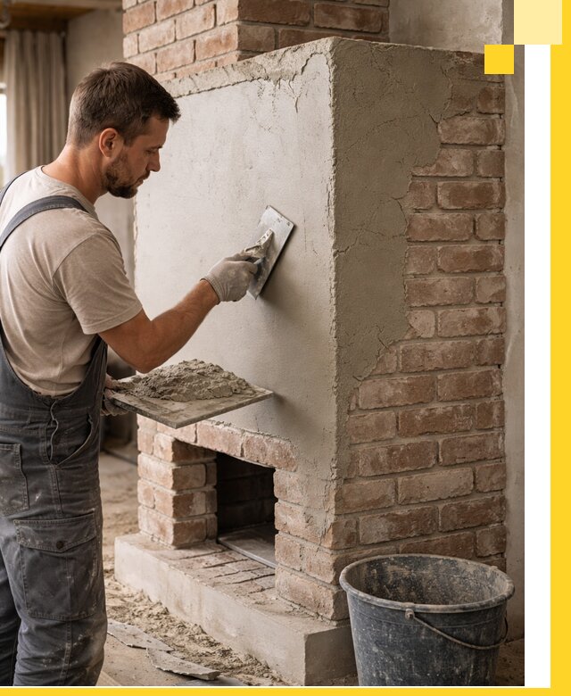 Отделка печей и облицовка каминов в Воткинске под ключ