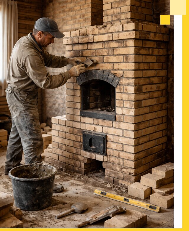 Кирпичные печи под ключ в Воткинске: проектирование и кладка