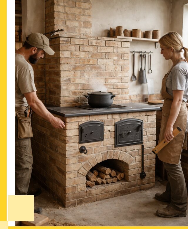 Варочно отопительные печи в Воткинске от 93240 р. | ЭриданВтк