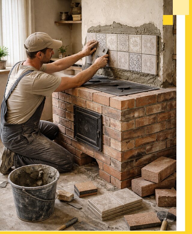 Печи с плитой на заказ монтаж гарантия и сервис в Воткинске