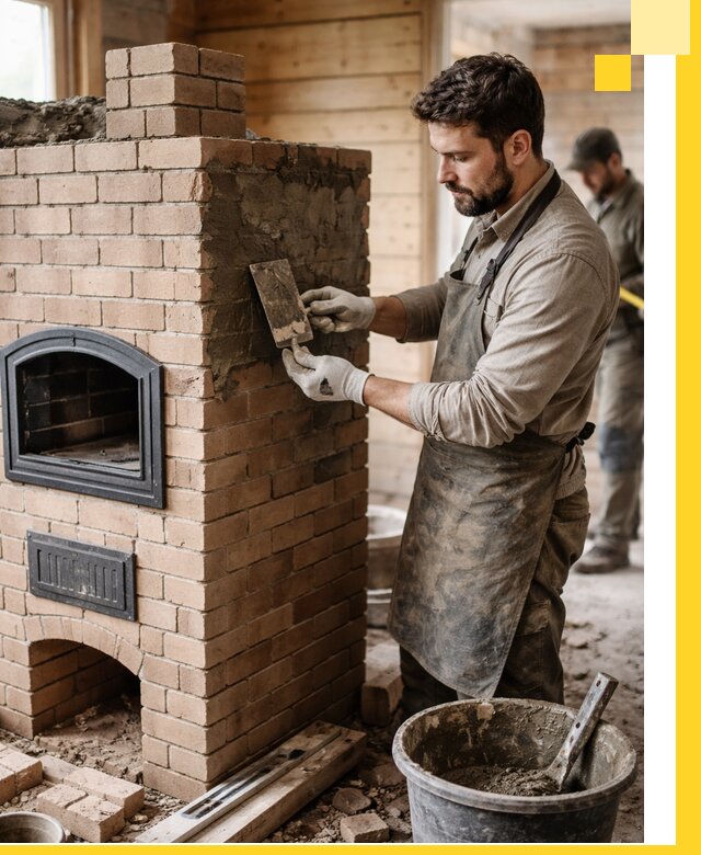 Изготовление и установка печей-шведок под ключ в Воткинске