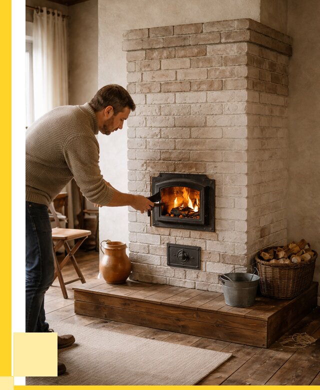 Печь голландка из кирпича в Воткинске от 88060 р. | ЭриданВтк