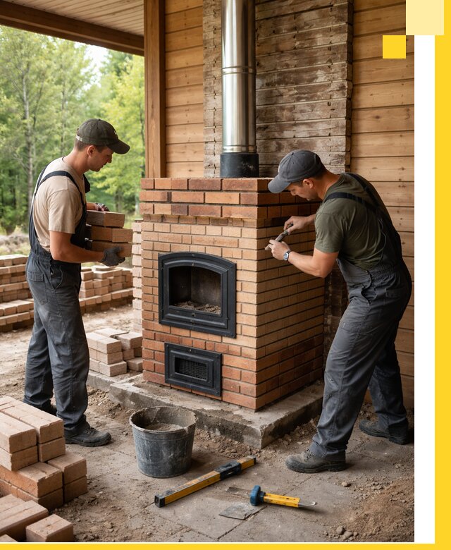 Производство и установка дачных печей под ключ в Воткинске