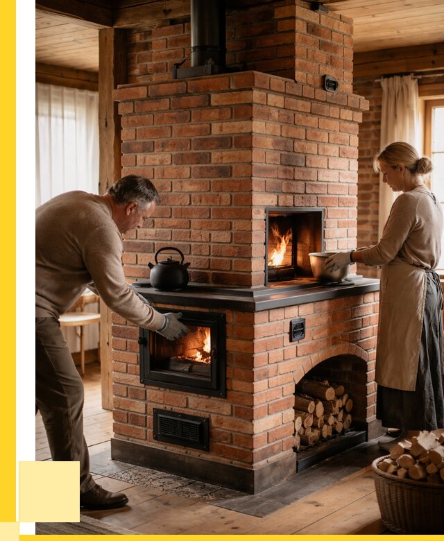 Печи для загородного дома под ключ в Воткинске от 82880 р. | ЭриданВтк