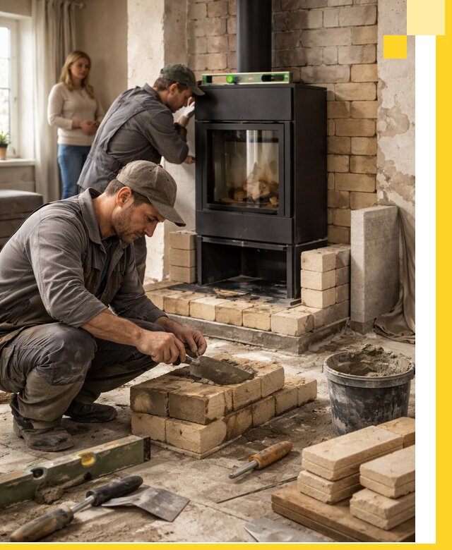 Печи и камины под ключ: проект, установка в Воткинске