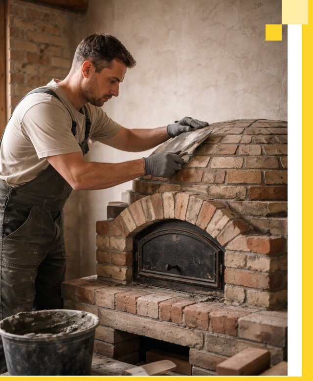 Изготовление и монтаж помпейских печей на заказ в Воткинске