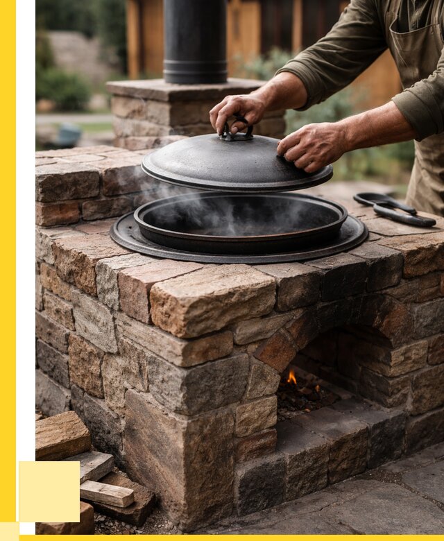 Печи для казана в Воткинске по цене от 18648 р. | ЭриданВтк