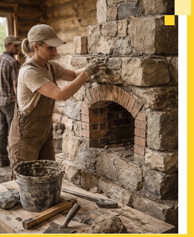 Каменные печи на заказ и монтаж в Воткинске, долговечные решения