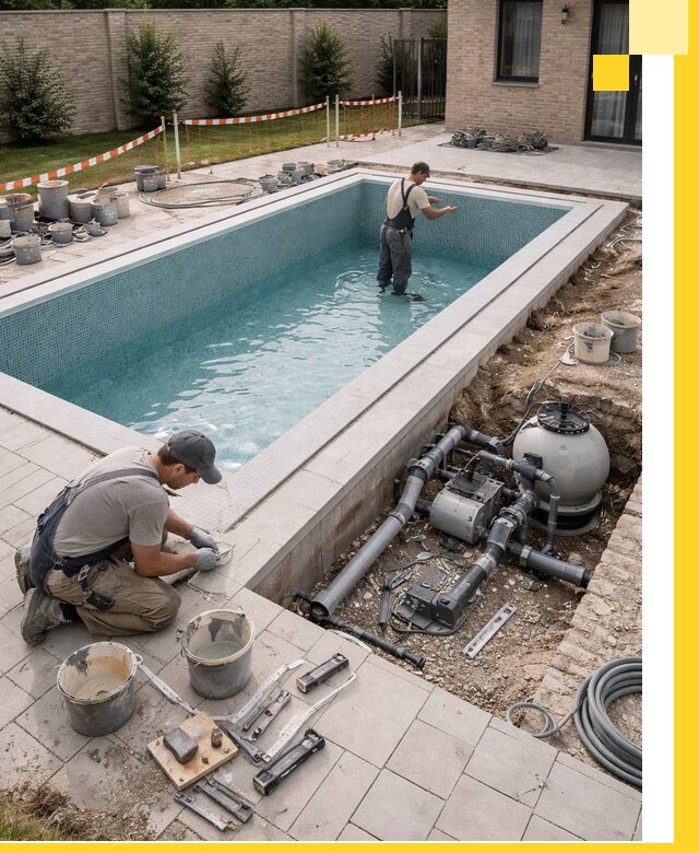 Строительство бассейнов под ключ в Воткинске: проекты и монтаж