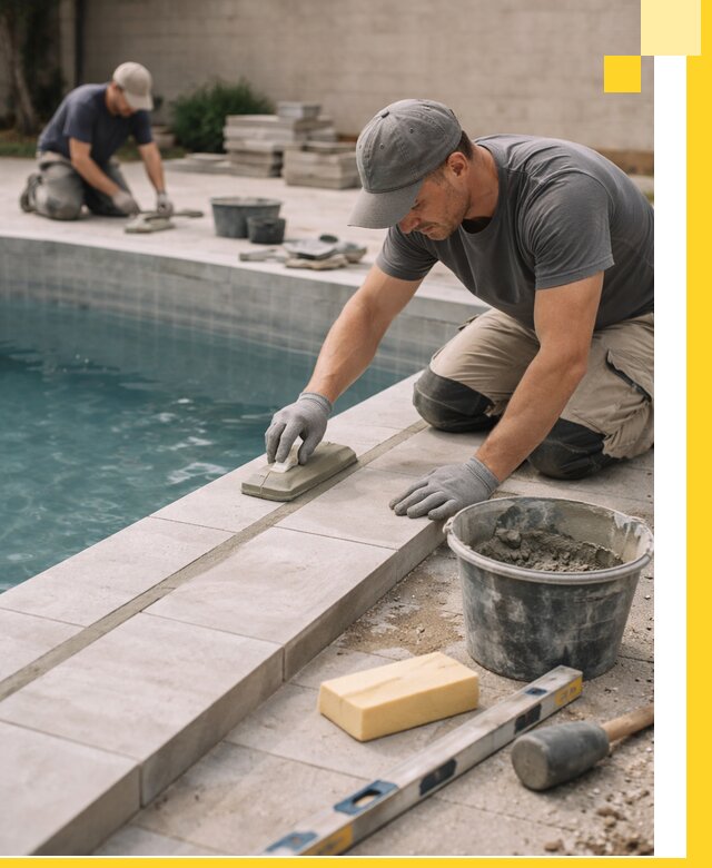 Отделка бассейнов в Воткинске: декоративная отделка и гидроизоляция