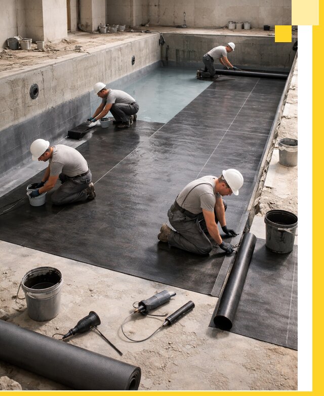 Профессиональная гидроизоляция бассейнов и чаш в Воткинске под ключ