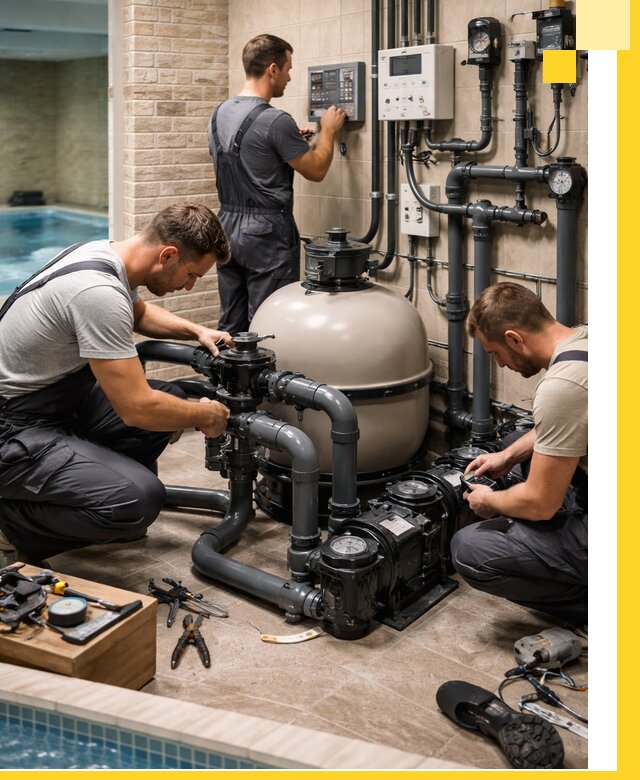 Комплексное оборудование для бассейнов под ключ в Воткинске