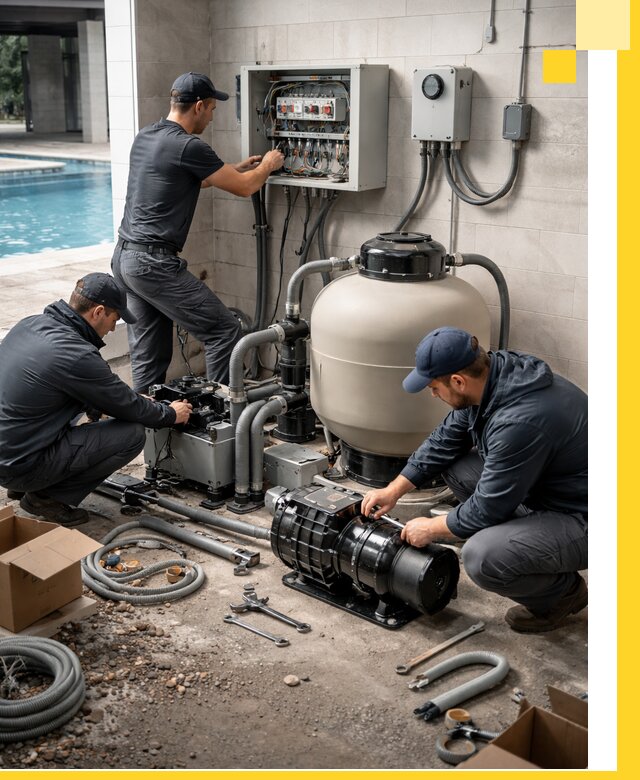 Профессиональный монтаж оборудования для бассейнов в Воткинске