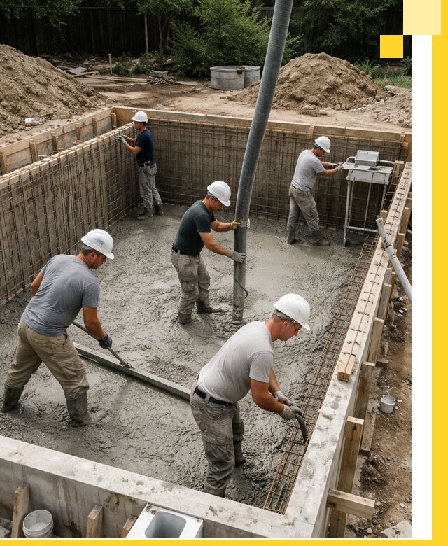 Строительство бетонных бассейнов под ключ в Воткинске