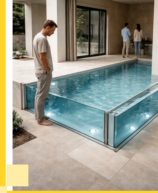 Стеклянные бассейны в Воткинске от 1243200 р. | ЭриданВтк — мозаика