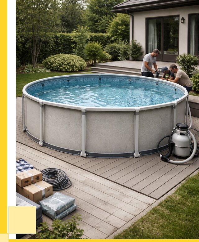 Купить каркасные бассейны в Воткинске от 46620 р. | ЭриданВтк