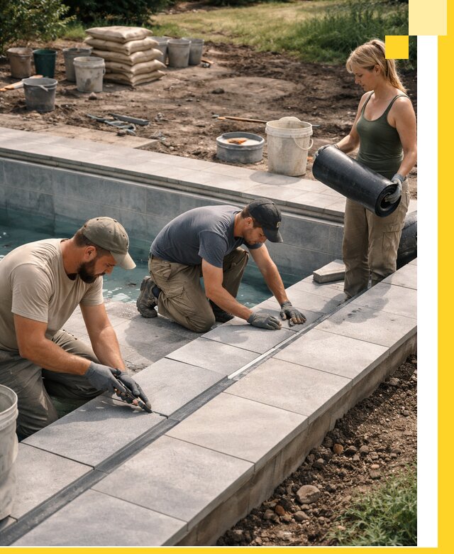 Строительство и монтаж уличных бассейнов под ключ в Воткинске