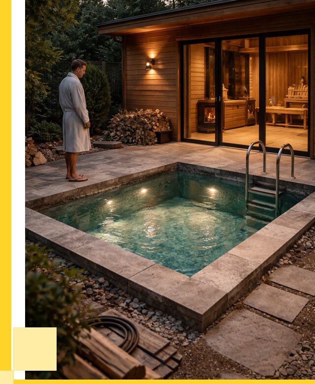 Бани с бассейном под ключ в Воткинске от 98420 р. | ЭриданВтк