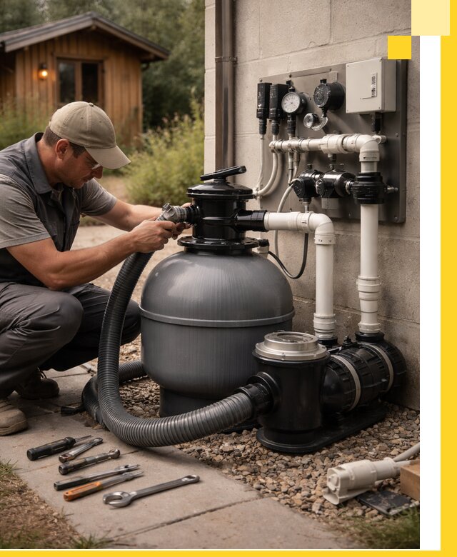 Продажа и монтаж фильтров и насосов для бассейнов в Воткинске