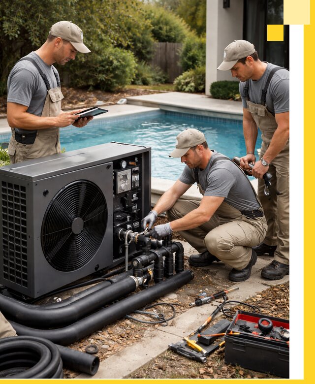 Проектирование и установка тепловых насосов для бассейнов в Воткинске