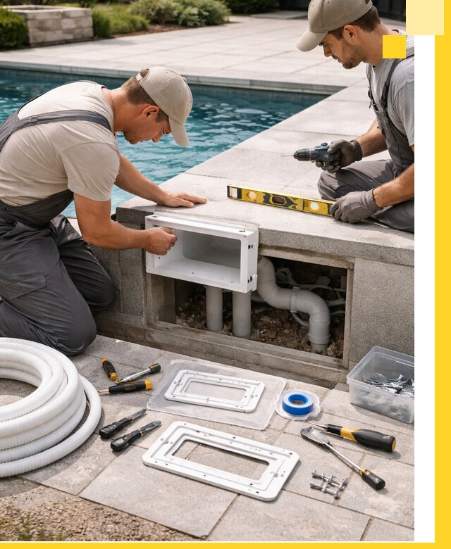 Поставка и установка скиммеров для бассейнов в Воткинске