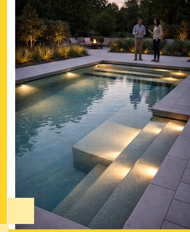 Освещение бассейнов в Воткинске под ключ от 25900 р. | ЭриданВтк