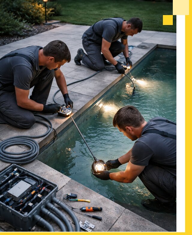 Профессиональное освещение бассейнов в Воткинске: дизайн и монтаж