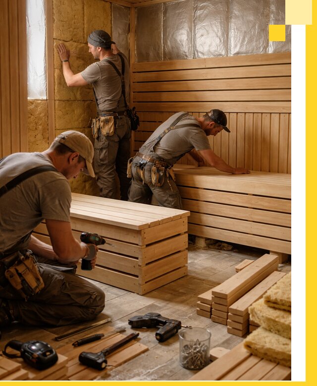 Профессиональное строительство саун под ключ в Воткинске