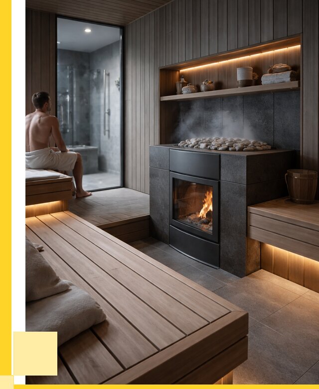 Проект сауны в частном доме в Воткинске от 36260 р. | ЭриданВтк