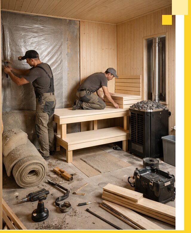 Проекты саун под ключ в Воткинске дизайн и строительство