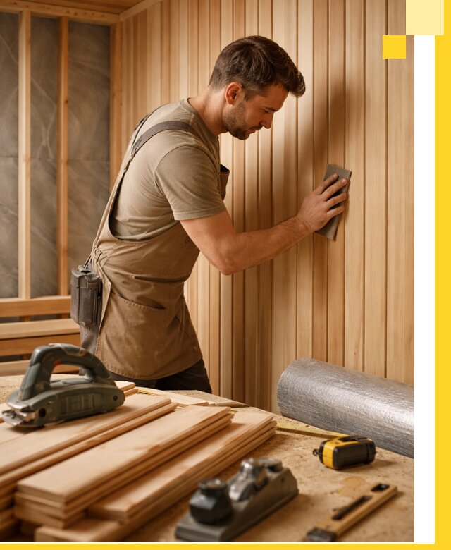 Профессиональная отделка саун и парных под ключ в Воткинске