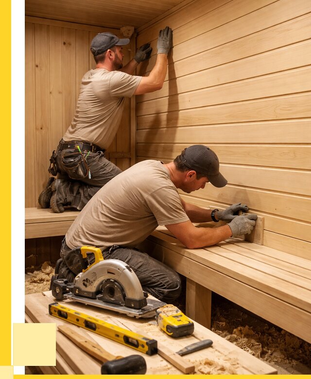 Обшивка саун вагонкой в Воткинске от 2590 р. | ЭриданВтк