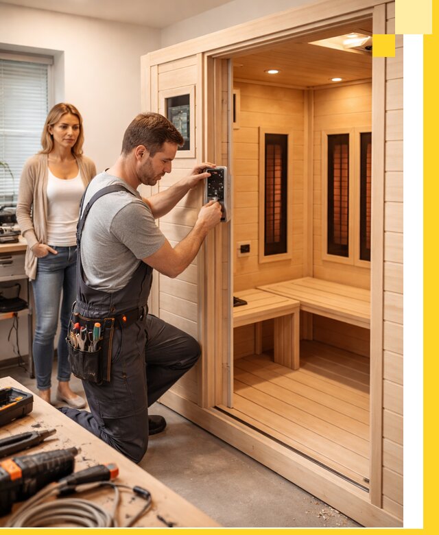 Инфракрасные сауны под ключ в Воткинске продажа и установка