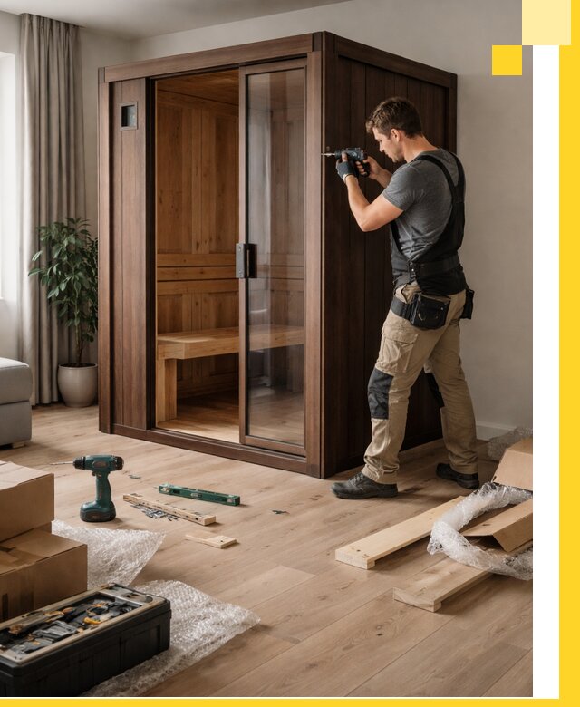 Установка и производство мини саун под ключ в Воткинске