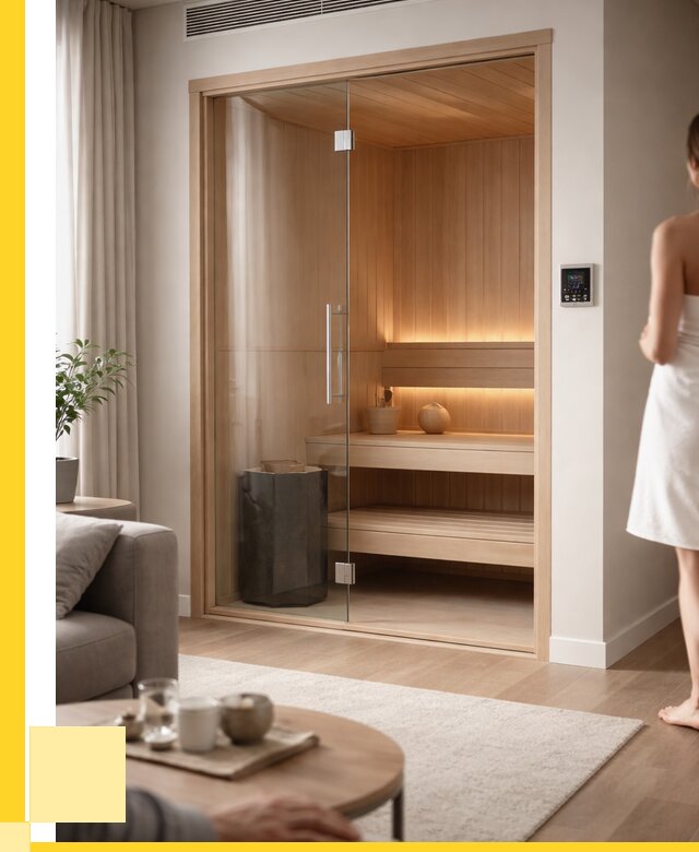 Сауна в квартире под ключ в Воткинске от 124320 р. ЭриданВтк