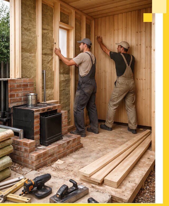 Строительство и установка дачных саун под ключ в Воткинске