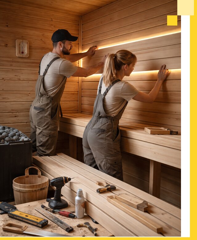 Дизайн саун и бань под ключ с индивидуальным проектом в Воткинске