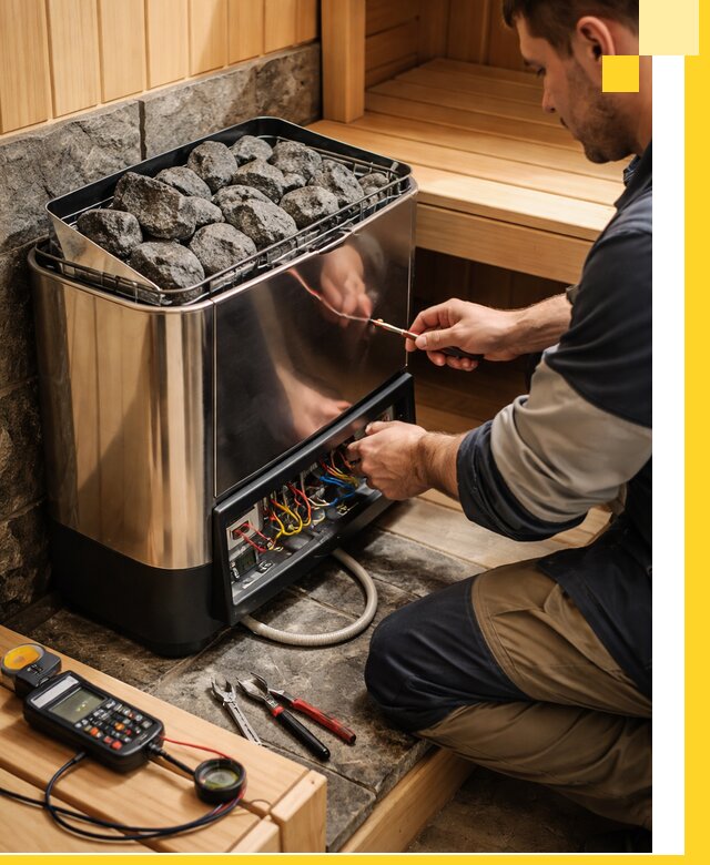 Продажа и установка электрокаменок для саун в Воткинске